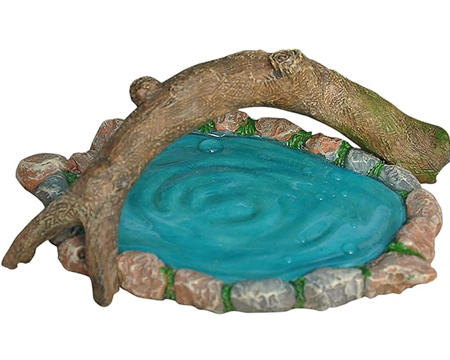 Fairy Pond with Log Bridge