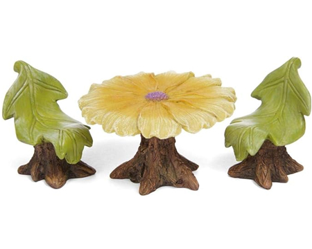 Daisy Table Set for Fairy Garden
