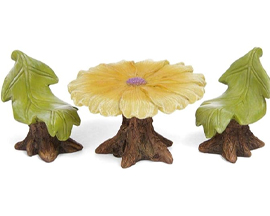 Daisy Table Set for Fairy Garden