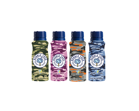 Camouflage 4 oz Bottle of Bubbles