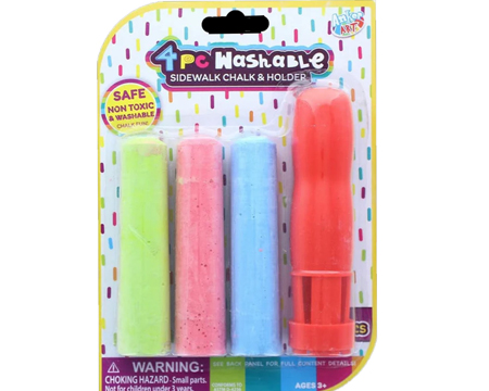 Sidewalk Chalk Holder Set