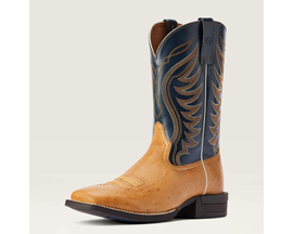 Ariat® Men's Reckoning Wide Square Toe Western Boot - Antique Saddle SQ Ostrich