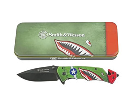 Smith & Wesson® America's Heroes Nose Art Folding Knife