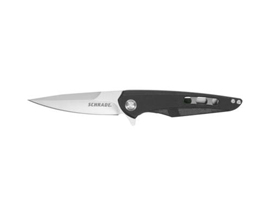 Schrade® Kinetic Aus-8 G-10 Composite Folding Knife - Black