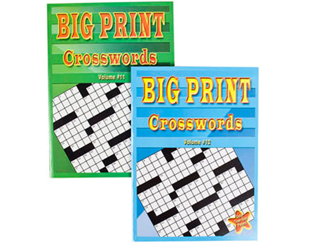Crossword Puzzle Book Large Print