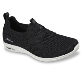 Skechers® Women's ArchFit Flex Knit Slip On Shoe - Black