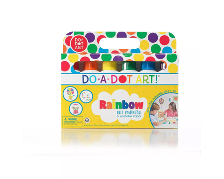 6 Pack Rainbow Markers