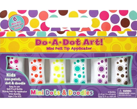 Mini Dot Island Brights Markers 6 Pack