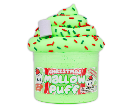 Christmas Mallow Puff Slime