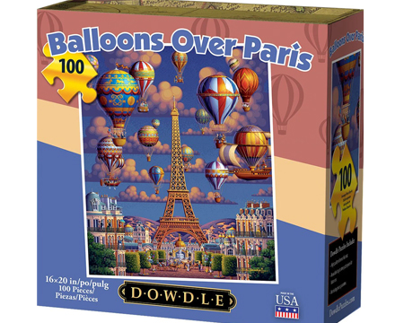 Balloons Over Paris Puzzle