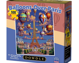 Balloons Over Paris Puzzle