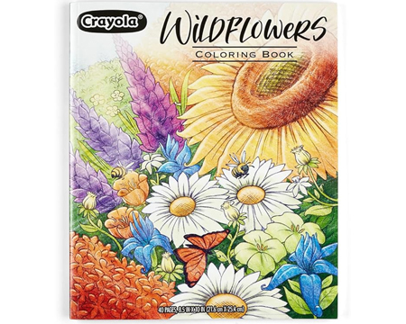 Wildflower Coloring Book 