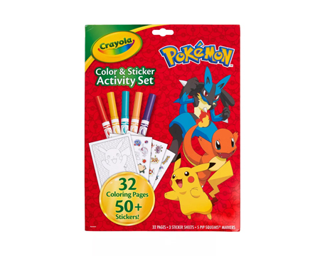 Color & Sticker Activity - Pokemon