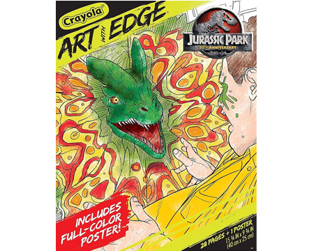 Art With Edge Coloring Book - Jurassic Park 30th