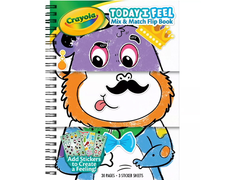 "Today I Feel" Mix & Match Coloring Book 