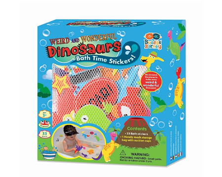 Bath Stickers - Weird & Wonderful Dinosaurs