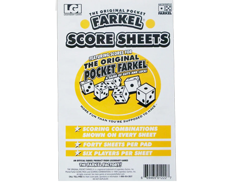 Farkel® Score Pads