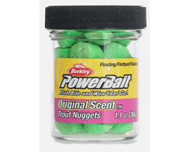 PowerBait® Trout Nuggets - Spring Green Glitter