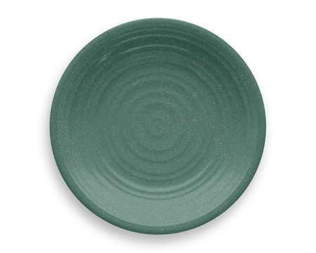 TarHong® 8.5 in. Bamboo Planta Artisan Salad Plate - Teal