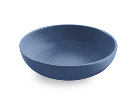 TarHong® 8 in. Bamboo Planta Artisan Salad Bowl - Blue