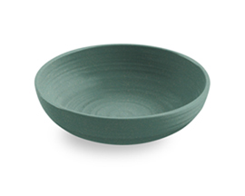 TarHong® 8 in. Bamboo Planta Artisan Salad Bowl - Teal