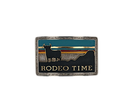 Montana Silversmiths® Rodeo Time Southwestern Attitude Belt Buckle