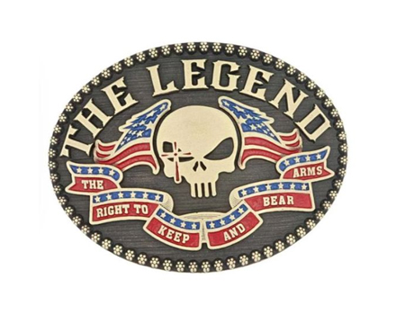 Montana Silversmiths® Chris Kyle Bear Arms Attitude Buckle 