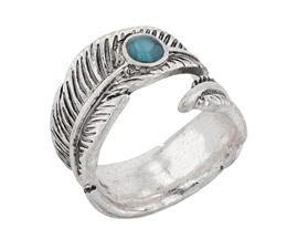 Montana Silversmiths® Feather Touch Wrap Ring
