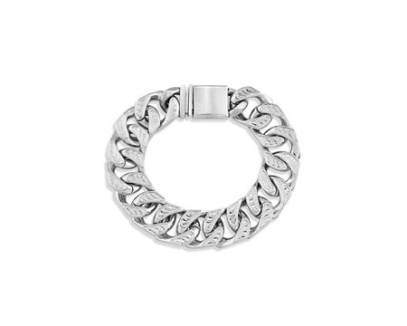 Montana Silversmiths® Large Western Cuban Link Bracelet
