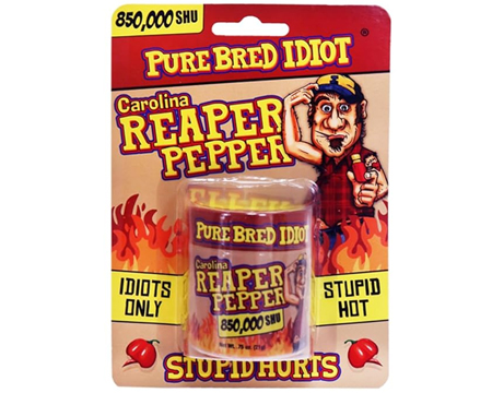 Pure Bred Idiot® Ground Carolina Reaper Pepper