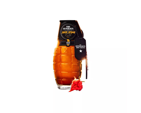 The General's Hot Sauce Bee Sting Carolina Reaper Honey