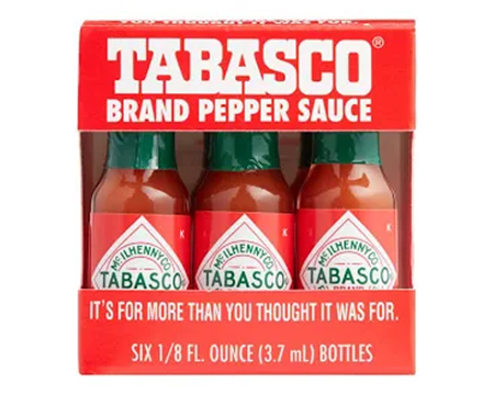 Tabasco® Mini 3 Pack To Go