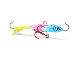 CLAM Tikka Mino 1/8 Glow Pink Tiger Ice Fishing Lure