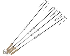 Camp Chef® Extendable Safety Roasting Sticks with Carry Bag - Set of 4