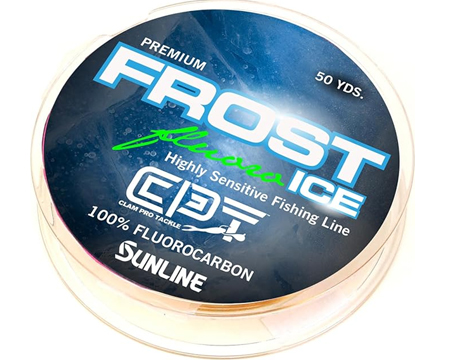 CLAM® CPT Frost Fluorocarbon Ice Fishing Line