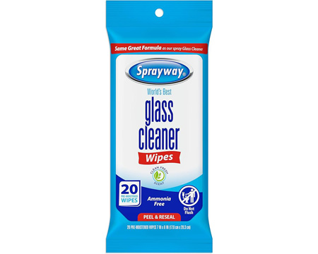 Sprayway® 20 Ct. Glass Cleaner Wipes - Fresh Scent