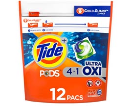 Tide Pods® 12 ct. 4-in-1 Ultra Oxi Laundry Detergent