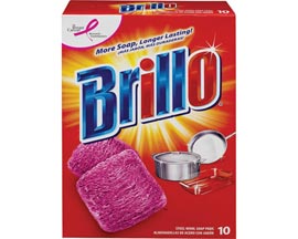 Brillo® 10 Pc Heavy Duty Steel Wool Pads