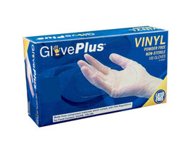 GlovePlus® 100 Ct. Disposable Clear Powder Free Gloves - X-Large 