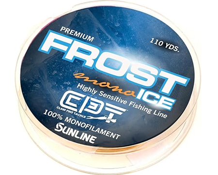 CLAM® CPT Frost Monofilament Ice Fishing Line 4lb 110yd