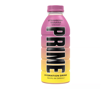 PRIME Hydration Beverage - Strawberry Banana 16.9 oz