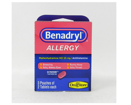 Benadryl® Allergy Tablets 6 ct