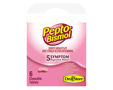 Pepto Bismol Chewables 6 pack