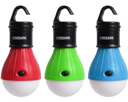 Zero Dark LED Camping Lights 3 Pack 