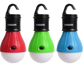 Zero Dark LED Camping Lights 3 Pack 