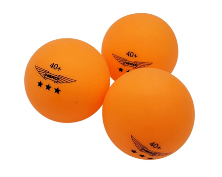 Table Tennis Balls - White/Orange 12 pk