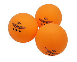 Table Tennis Balls - White/Orange 12 pk