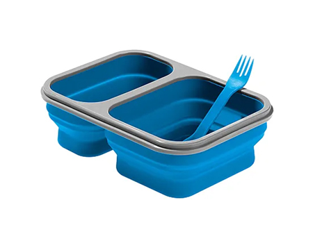 Silicone Food Container with Utensil