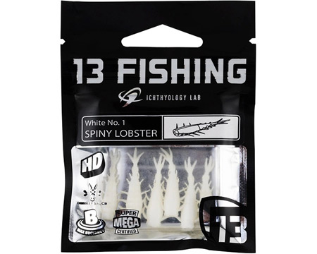 13 Fishing® Spiny Lobster Panfish Plastic - White No.1