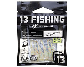 13 Fishing® Panfish Plastics Micro Vertigo Minnow - Wonder Bread